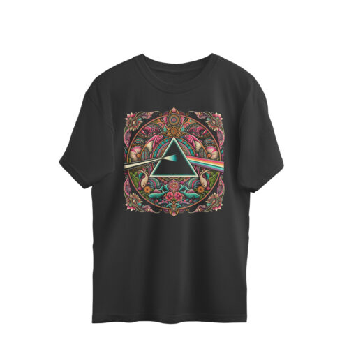 pink floyd oversized t shirt | indian art