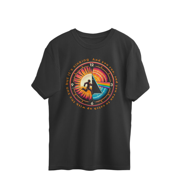 pink floyd oversized t shirt | time