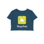 funny logo crop top | snapchat, stopthat