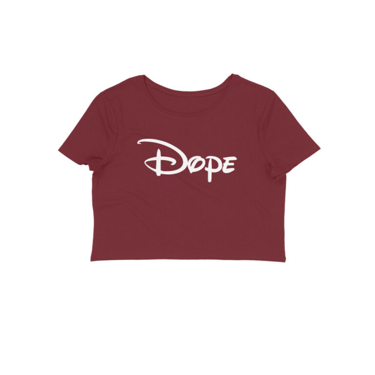 dope crop top | twisted logo