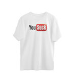 twisted logo oversized t shirt | yousuck