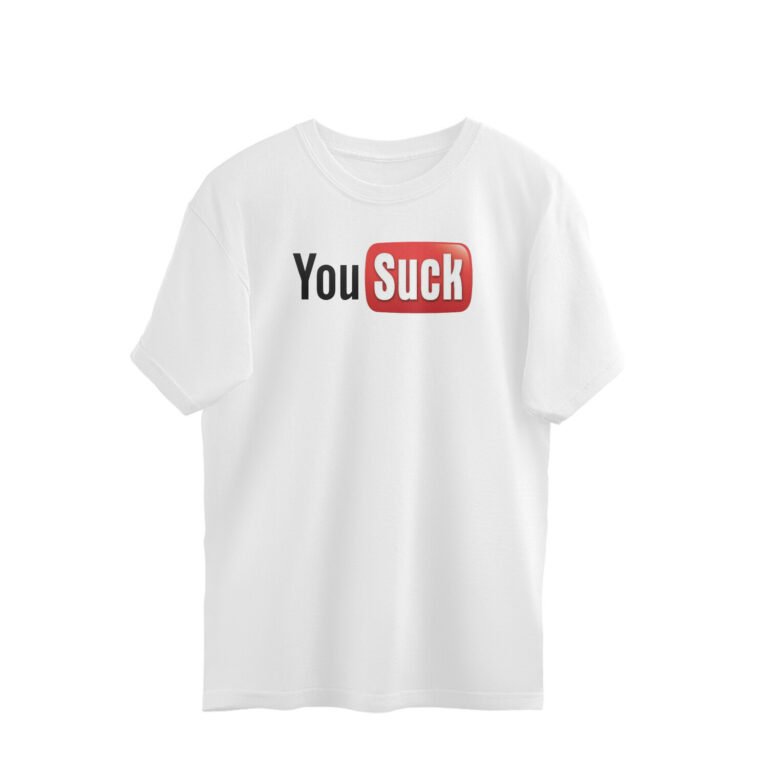 twisted logo oversized t shirt | yousuck