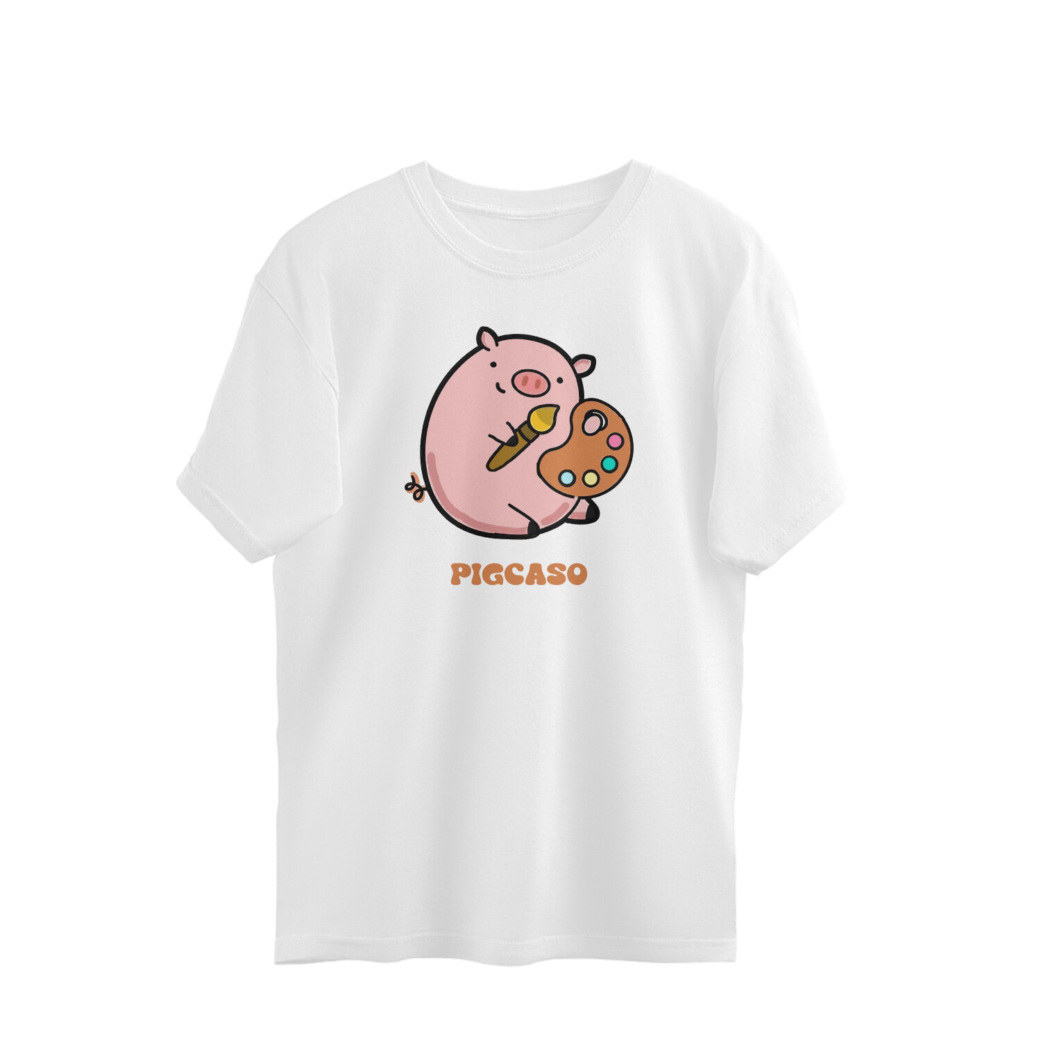 front-660595d338d39-White_S_Oversized_T-shirt.jpg pigcaso oversized t shirt | word pun