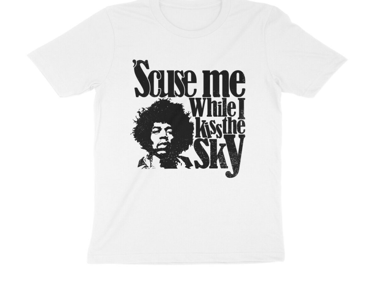 【US規格】希少 AUTHENTIC HENDRIX Tシャツ 総柄 XL レコード・レーベル＆アーティスト・Tシャツ
