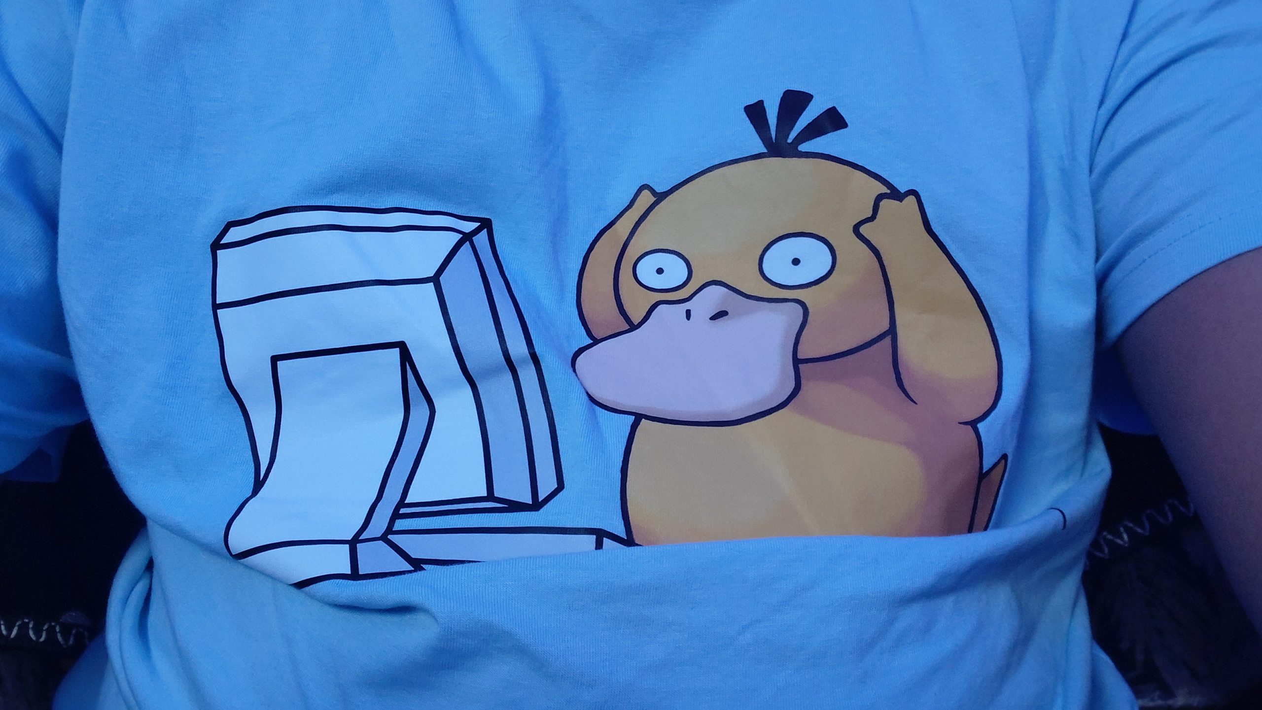 Click to view full screen psyduck meme t shirt (more colors)