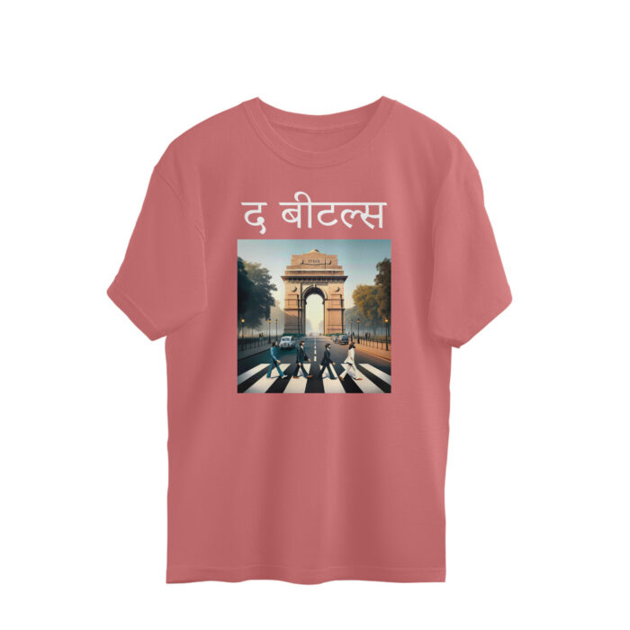 the beatles oversized t shirt | abbey road delhi