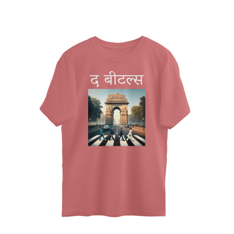 the beatles oversized t shirt | abbey road delhi
