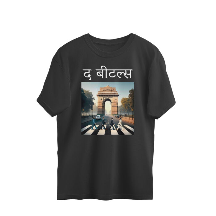 the beatles oversized t shirt | abbey road delhi