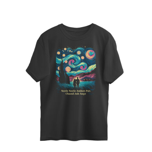 neele neele ambar oversized t shirt | van gogh style