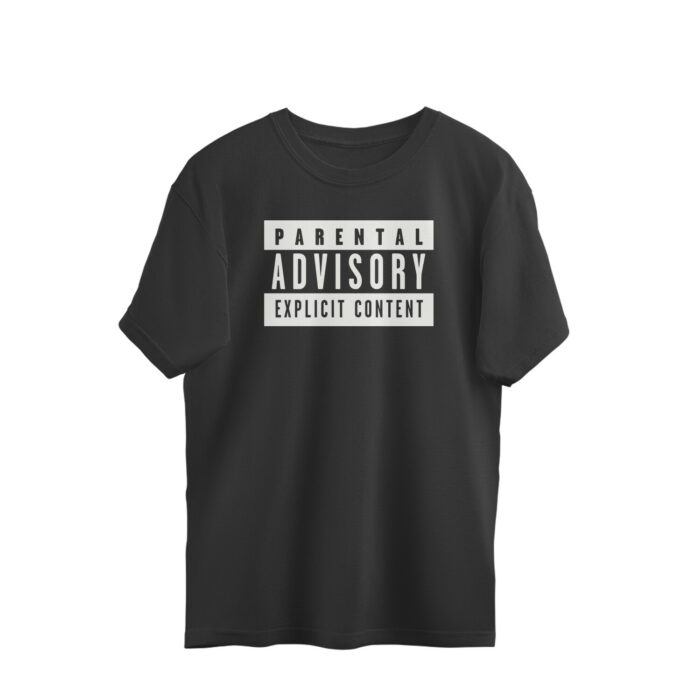 parental advisory oversized t shirt