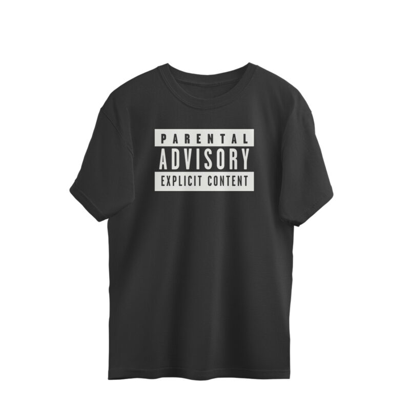 parental advisory oversized t shirt