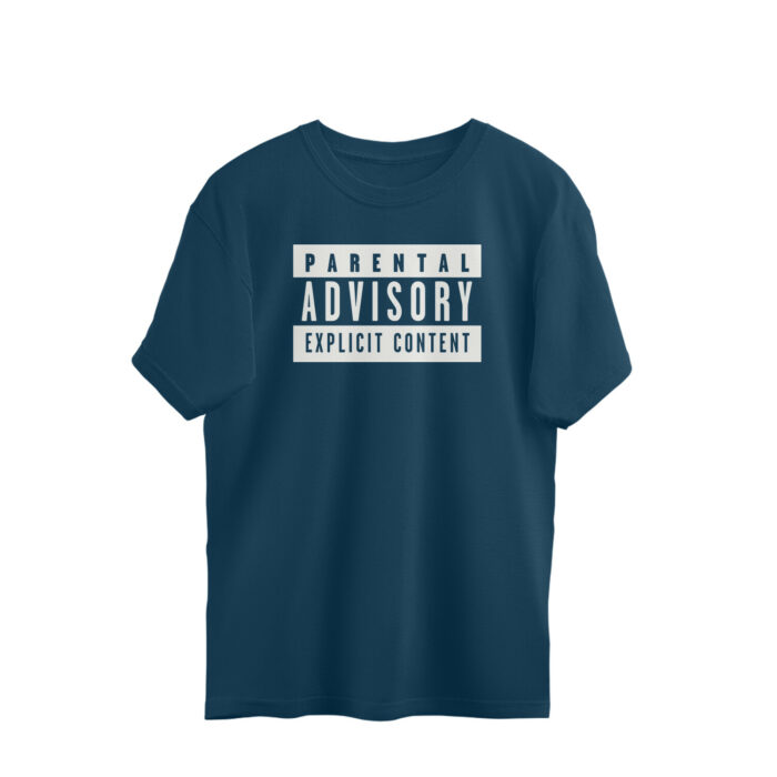 parental advisory oversized t shirt