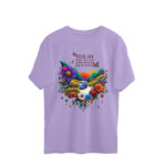 yun hi chala chal oversized t shirt | heart shaped