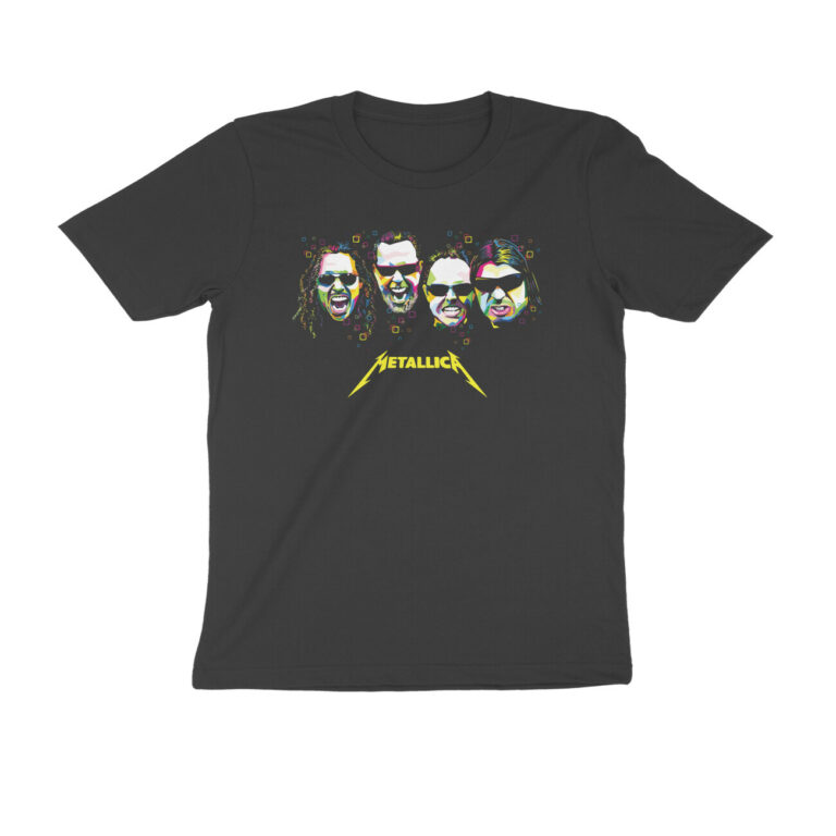 metallica t shirt | pop art lucky size, black 3xl