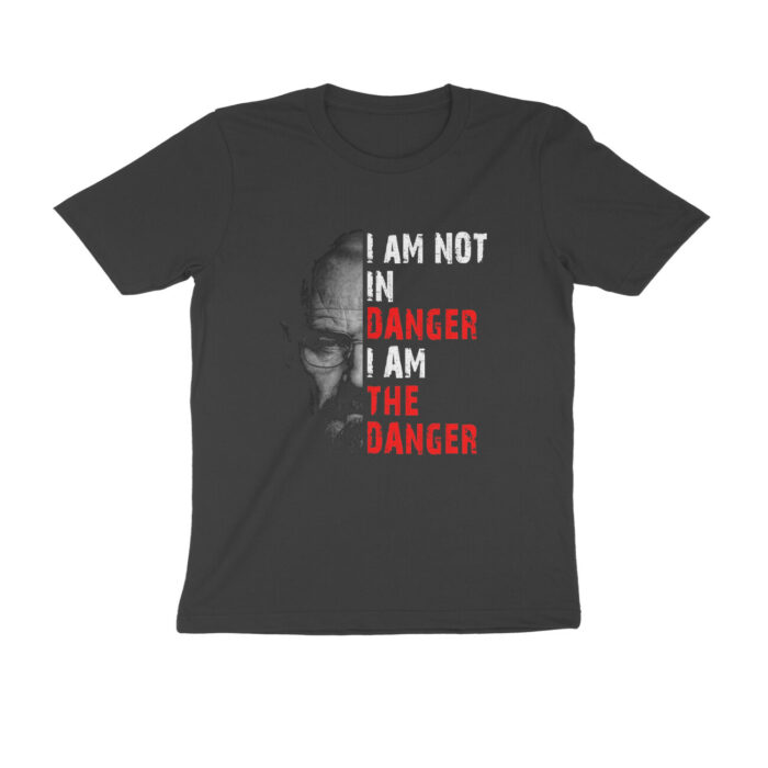 breaking bad t shirt | i am the danger lucky size, black 3xl