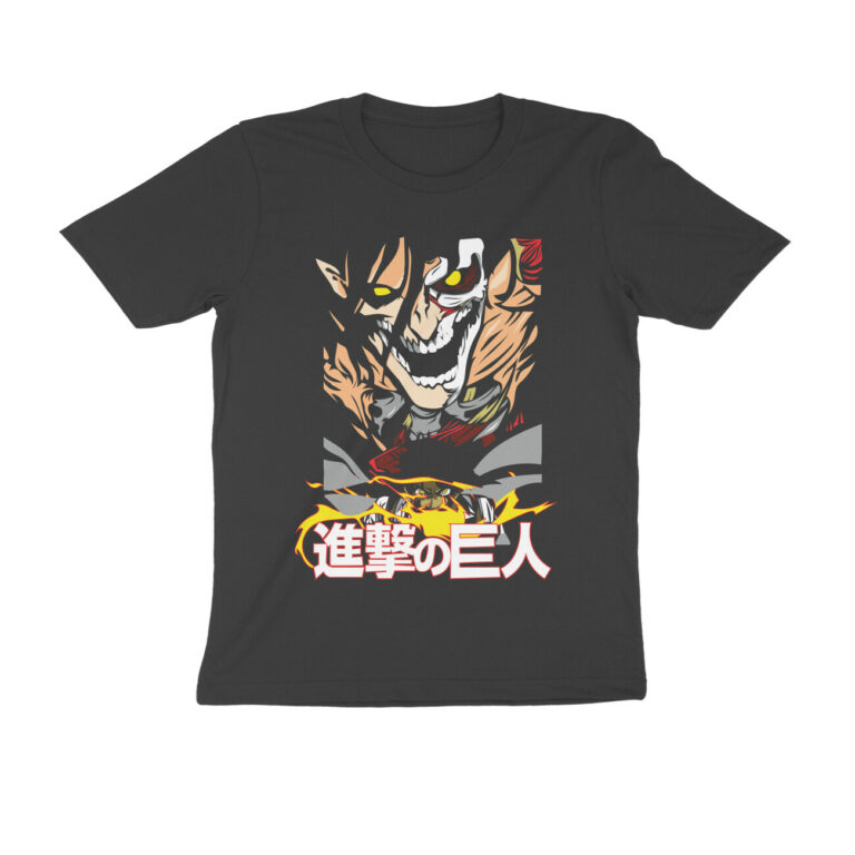 attack on titans t shirt | eren and titan