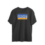 twisted logo oversized t shirt | broke