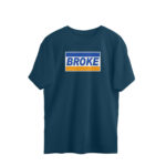 twisted logo oversized t shirt | broke