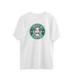 twisted logo oversized t shirt | coffee