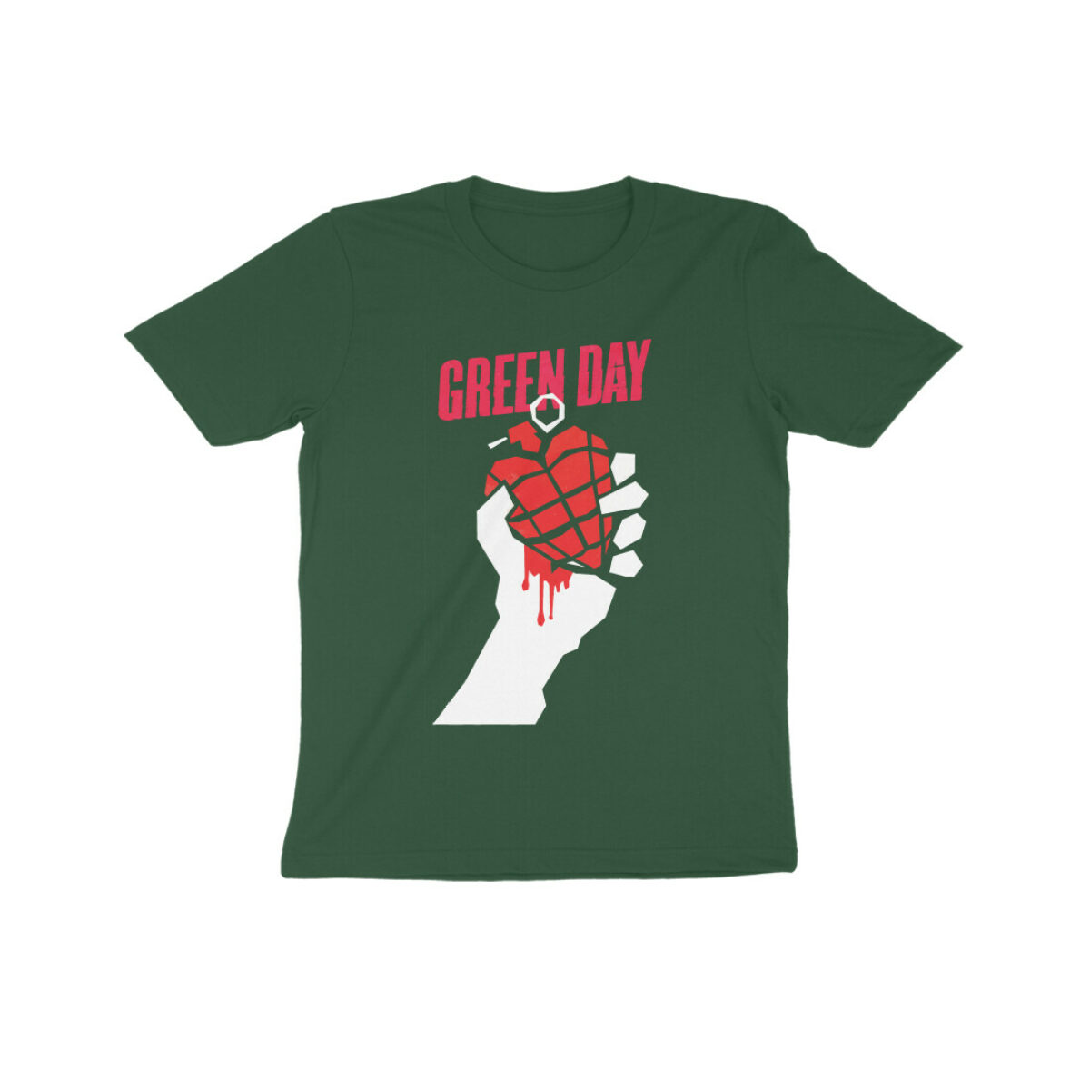 Green day Kids T-shirt (8-14 year old) - Wittee