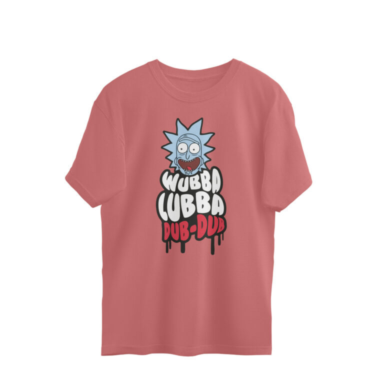 rick and morty oversized t shirt | wubba lub dub