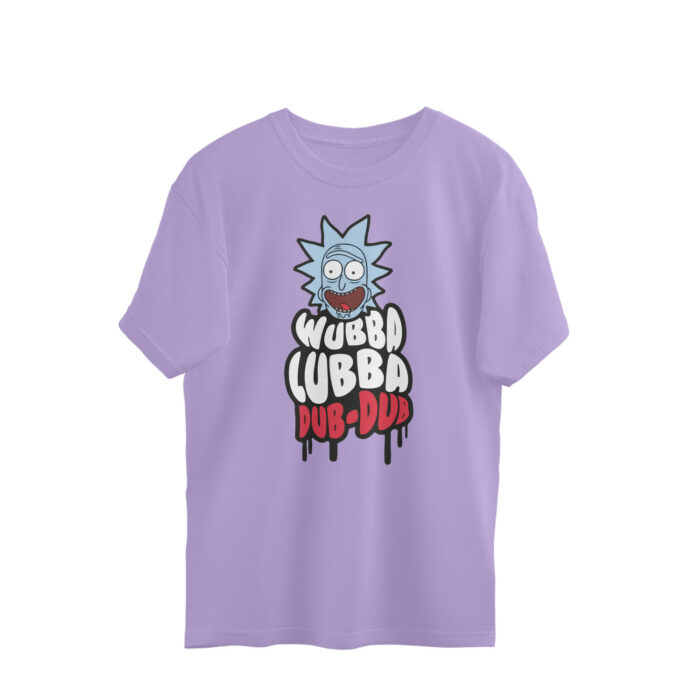 rick and morty oversized t shirt | wubba lub dub