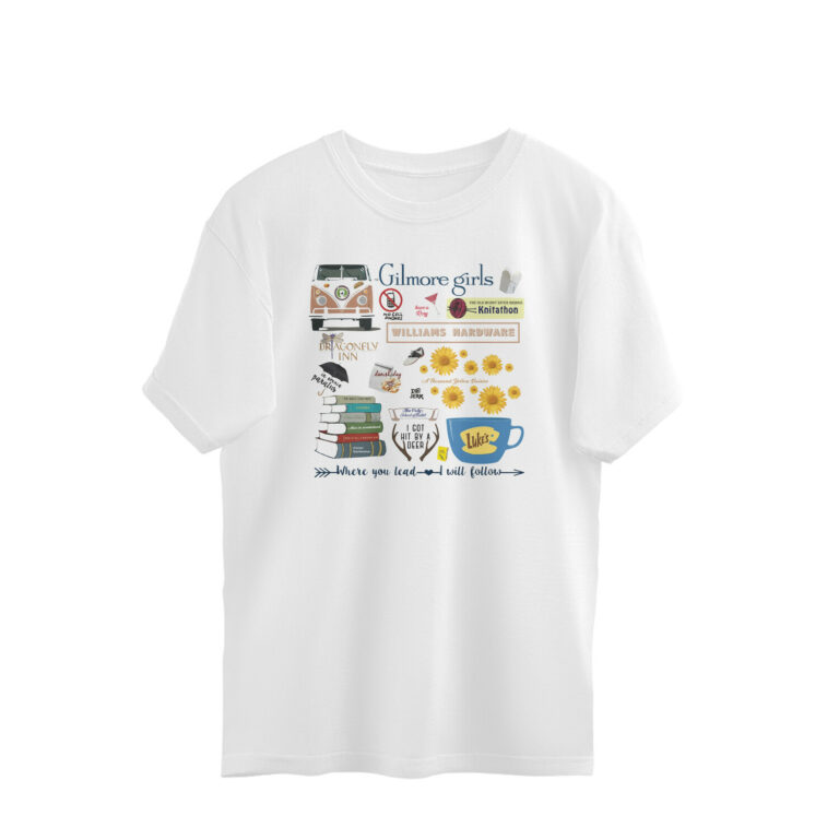 gilmore girls oversized t shirt | collage