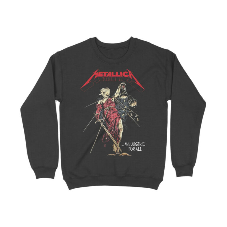 metallica sweatshirt | justice for all