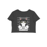 cat crop top | bad cattitude