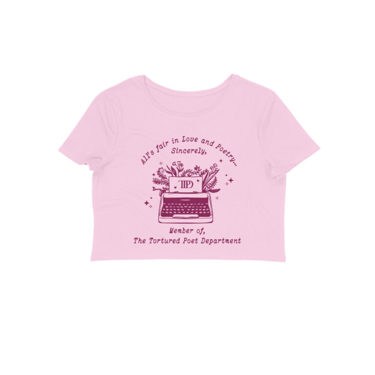 swiftie crop top | ttpd all is fair