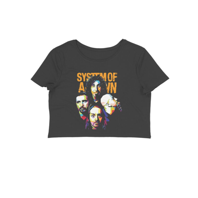 system of a down crop top | pop art