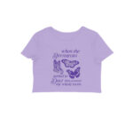 swiftie crop top| clean song butterflies
