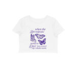 swiftie crop top| clean song butterflies