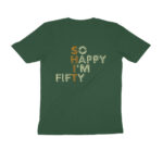 50th birthday t shirt (both sides printed)