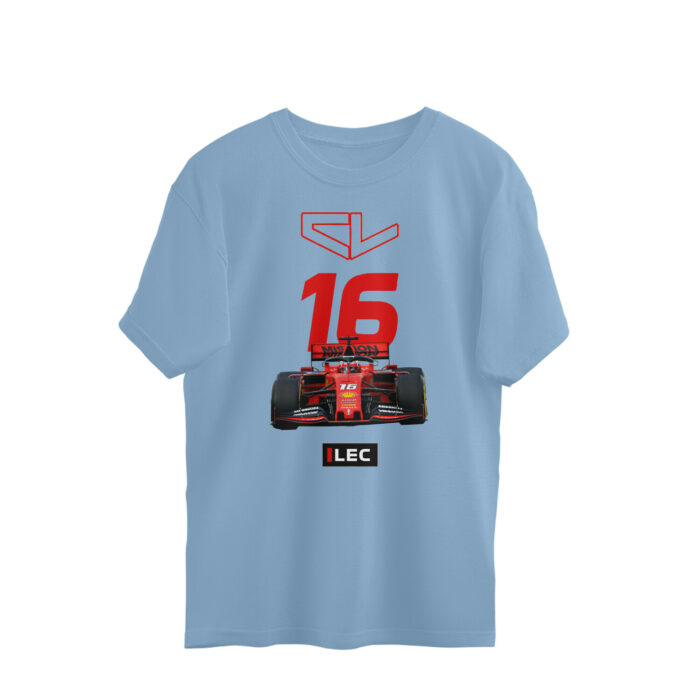 formula one oversized t shirt | charles leclerc