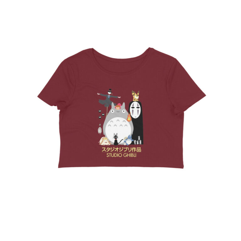 studio ghibli crop top | characters