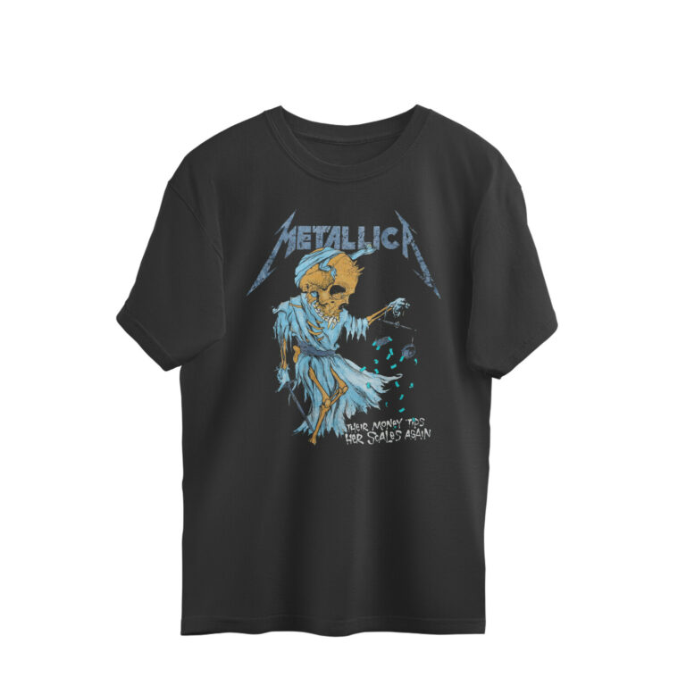 metallica oversized t shirt | money tips