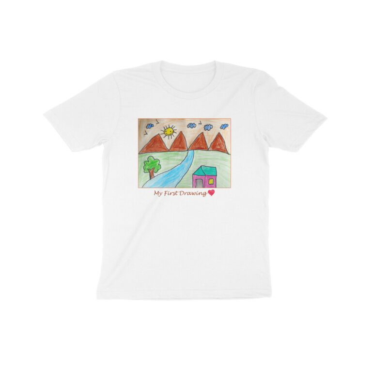 my first drawing kids t shirt