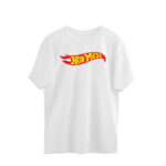 twisted branded oversized t shirt | hot mess