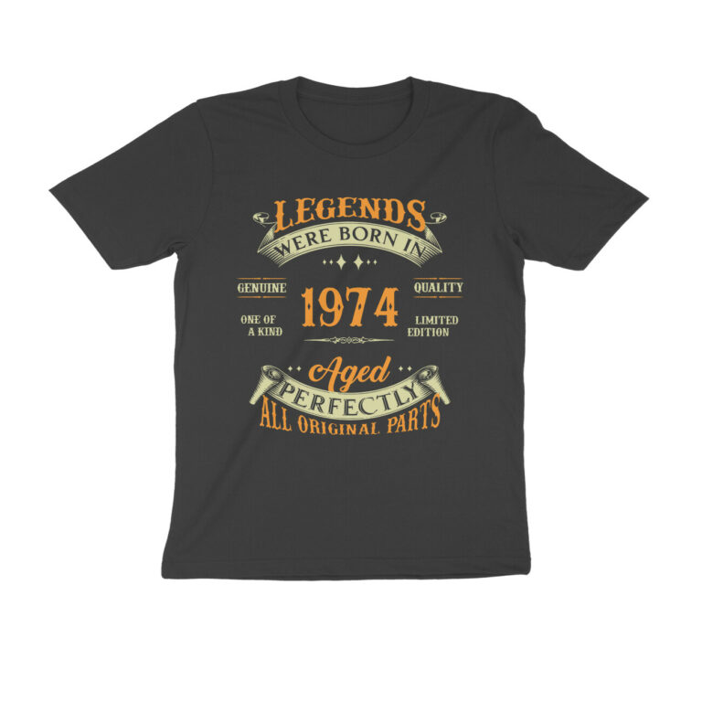 50th birthday t shirt (both sides printed)