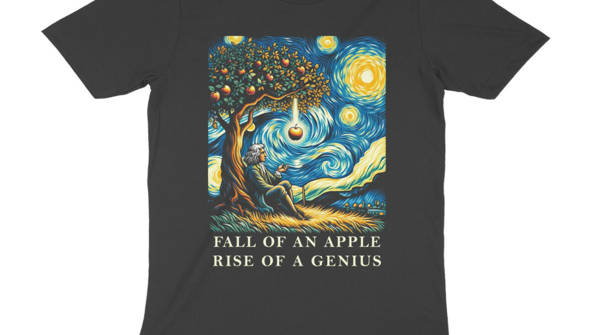 Art x Science T-shirt | Gravity - Wittee