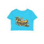 the beatles crop top | yellow submarine (art nouveau)