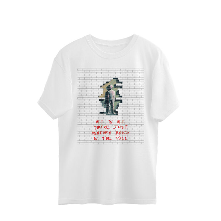 pink floyd oversized t shirt | another brick in the wall
