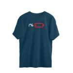 current battery level oversized t shirt