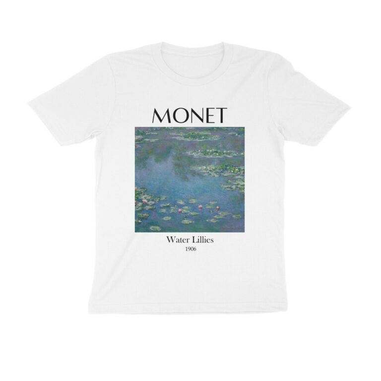 classical art t shirt | monet water lillies