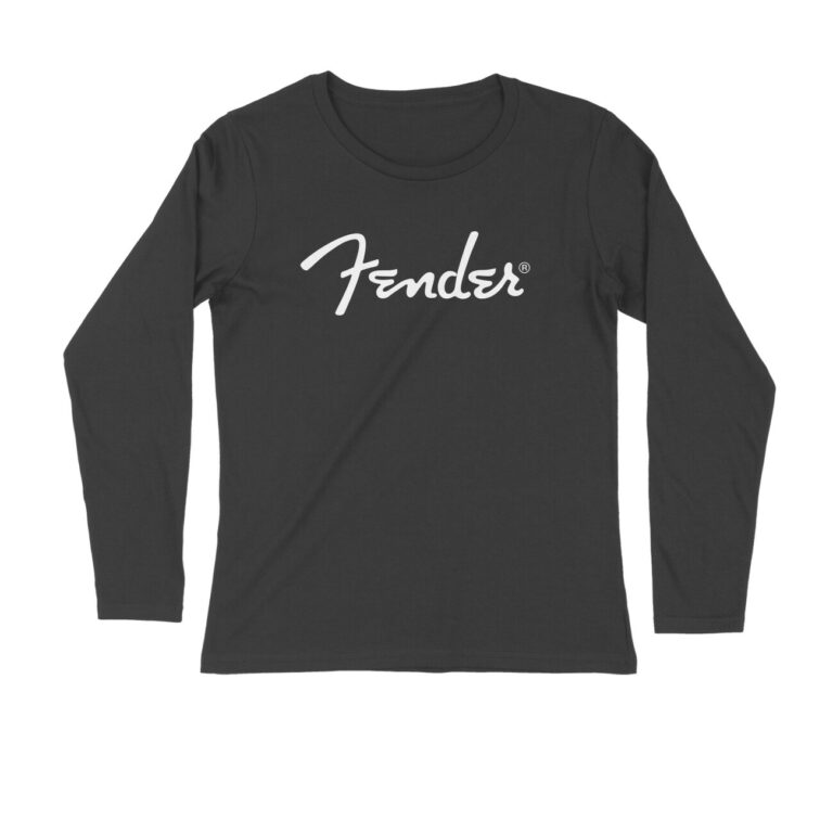 fender full sleeves t shirt | minimal