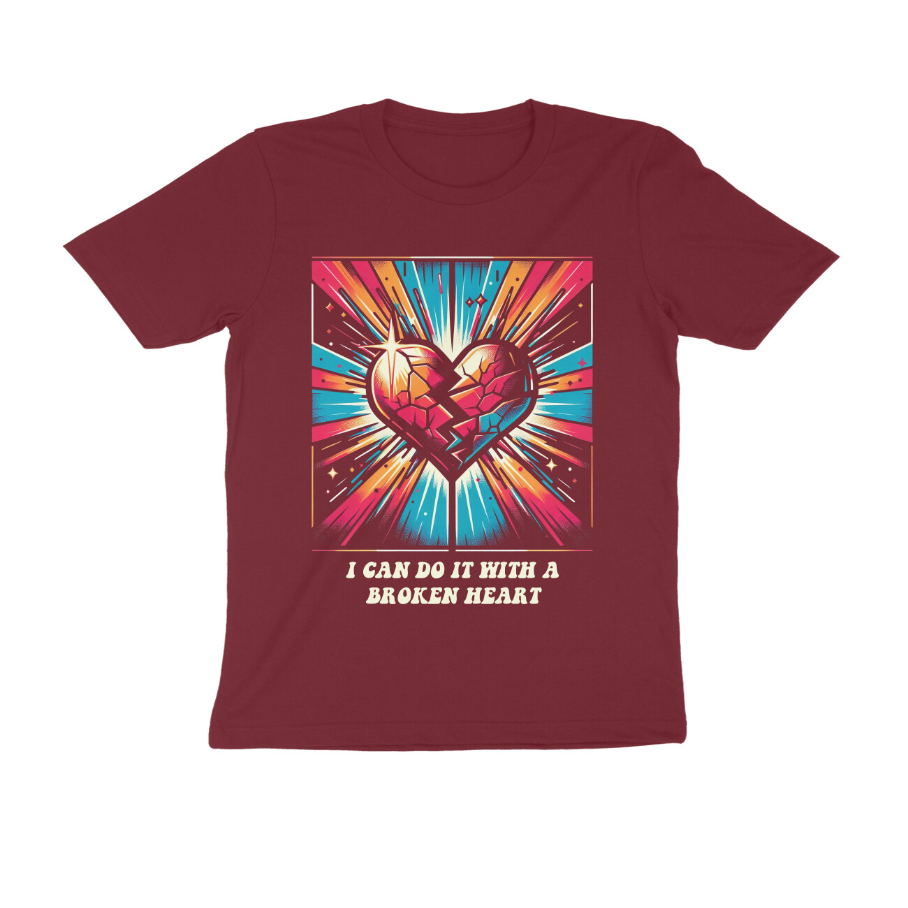 front-6655f1d5430c5-Maroon_S_Men_Round.jpg swiftie t shirt | i can do with a broken heart