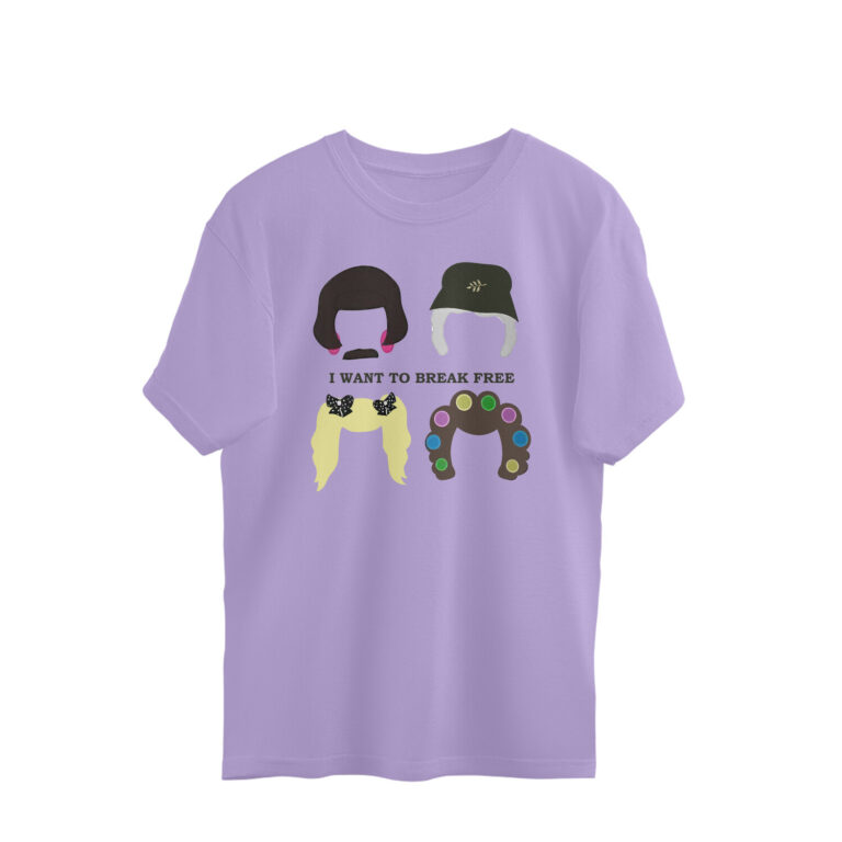 queen oversized t shirt | i want to break free