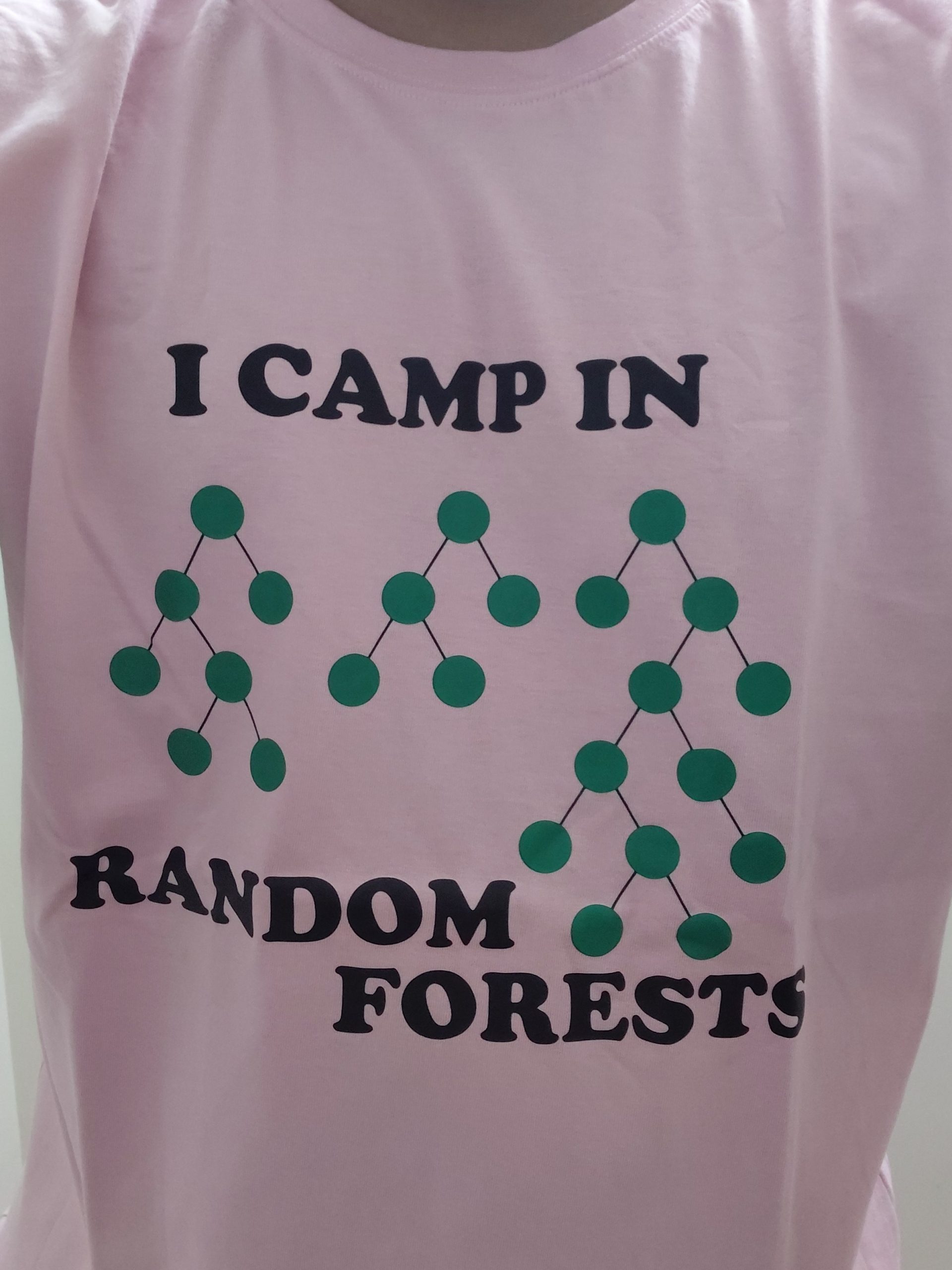 Click to view full screen data scientist funny t shirt | random forest