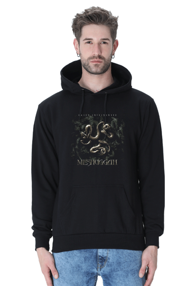 Black meshuggah hoodie | catch 33